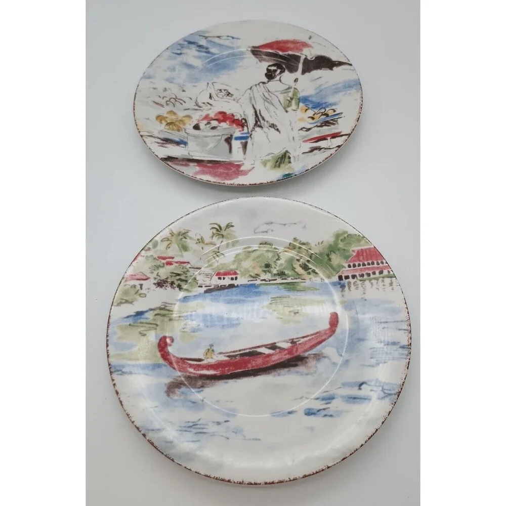 Pier One Imports Destinations Lunch Plates Market Gondola Boat